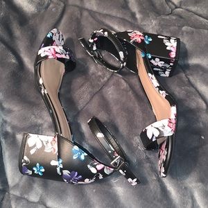 Call It Spring Vegan Floral Heels
